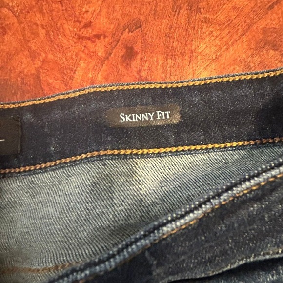 Judy Blue Hi Rise Skinny Jeans Womens 13/31 JB82253 Dark Wash Stretch Whiskered - Picture 8 of 9